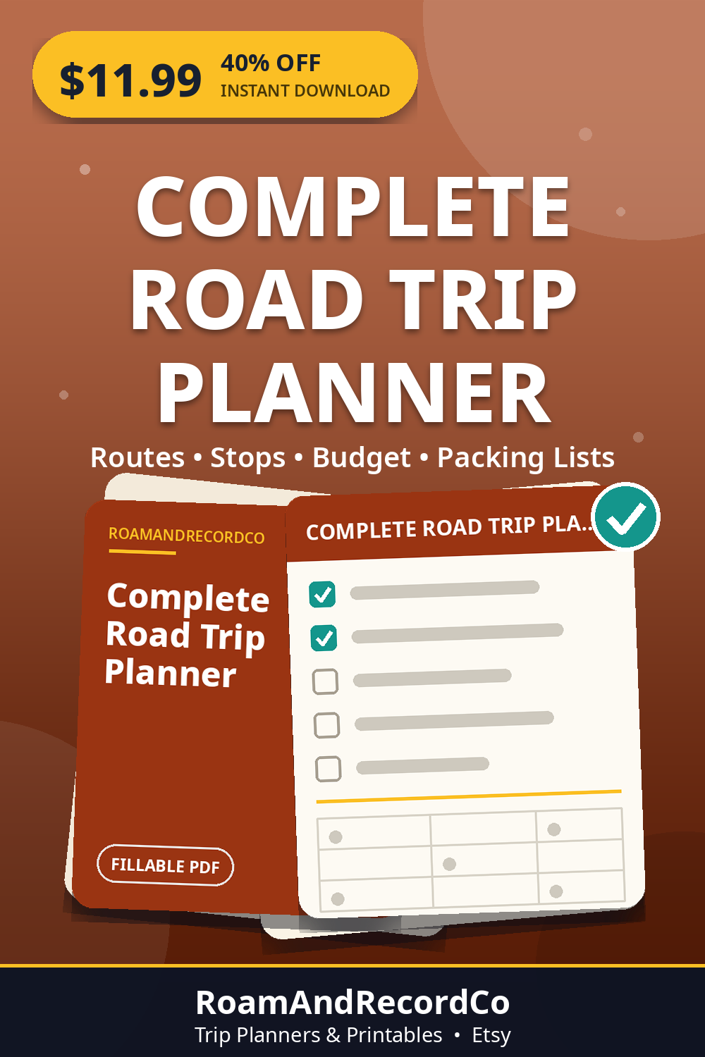Complete Road Trip Planner