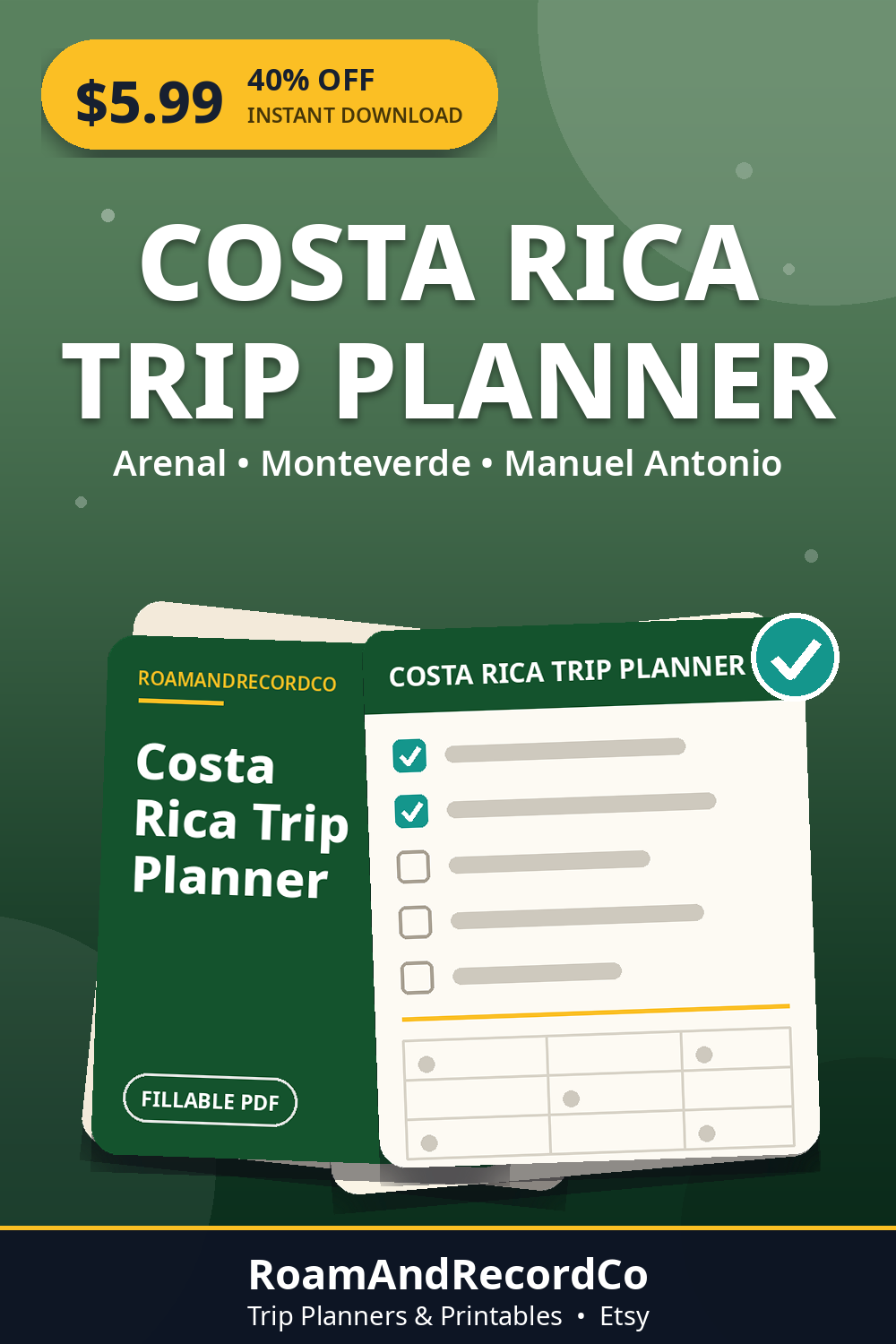 Costa Rica Trip Planner