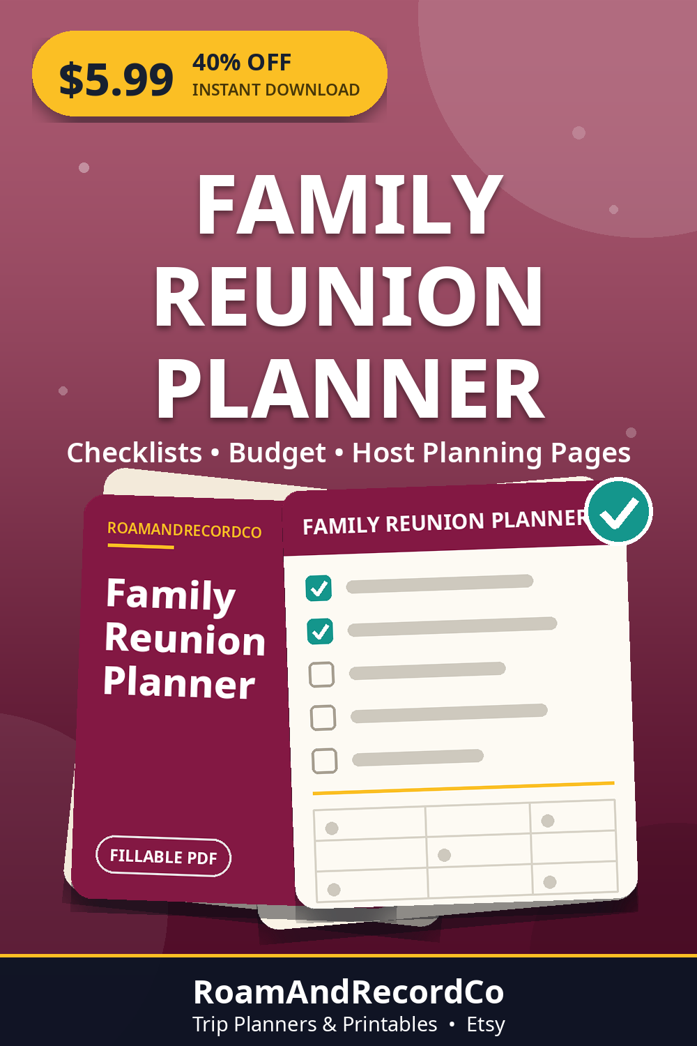 Family Reunion Planner